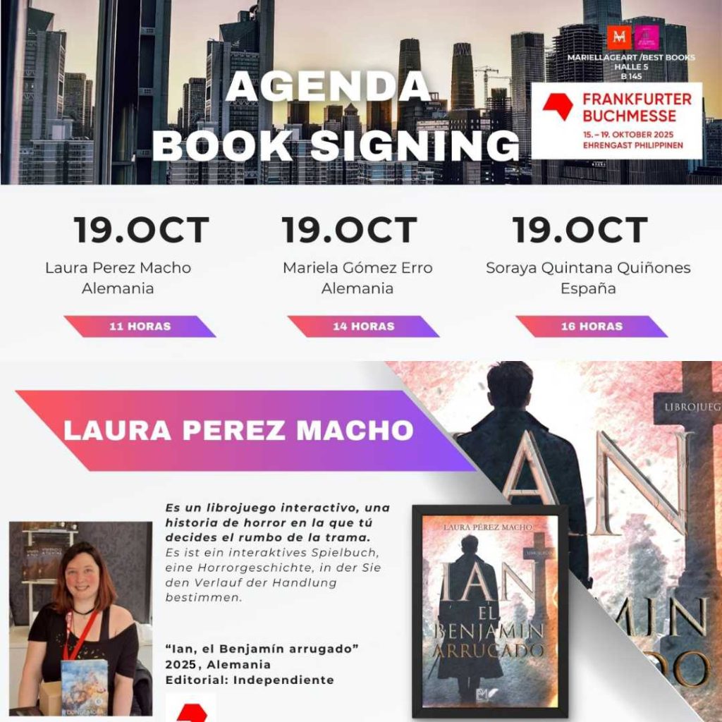 Book Signing Frankfurter Buchmesse_ Laura Perez Macho