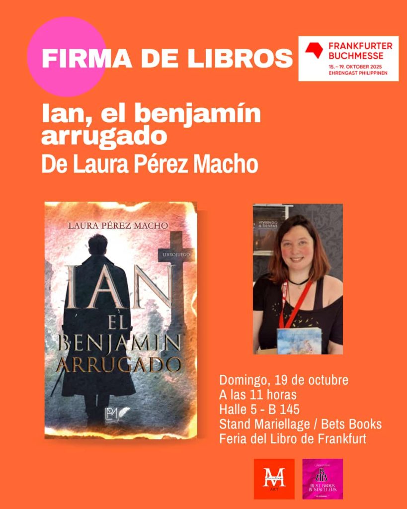 Firma de libros en la Frankfurter Buchmesse 2025_Autora Laura Pérez Macho